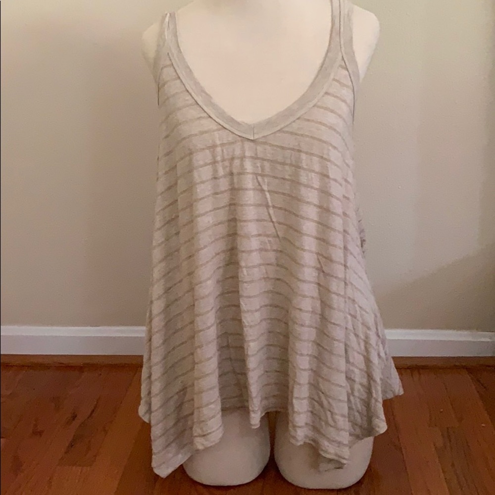 Splendid swing tank cream and gold size small